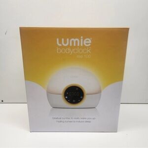 Lumie Bodyclock Rise 100 Alarm Clock Simulates Sunrise & Sunset Bedside Lamp